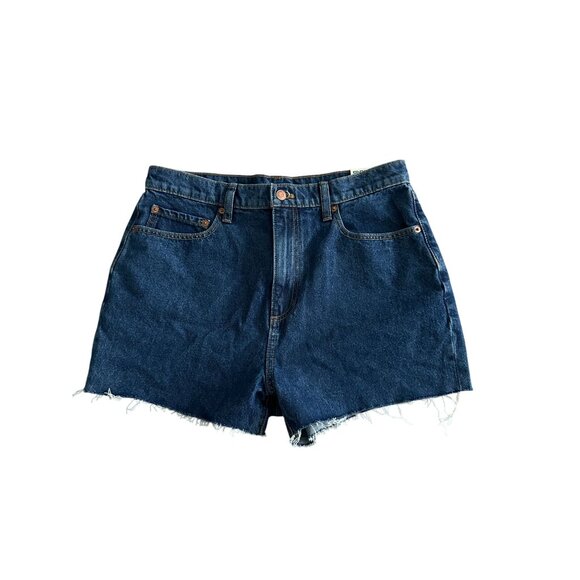 VS PINK High Waist Cutoff Jean Denim Shorts Size 30 NEW with tags - Picture 3 of 8